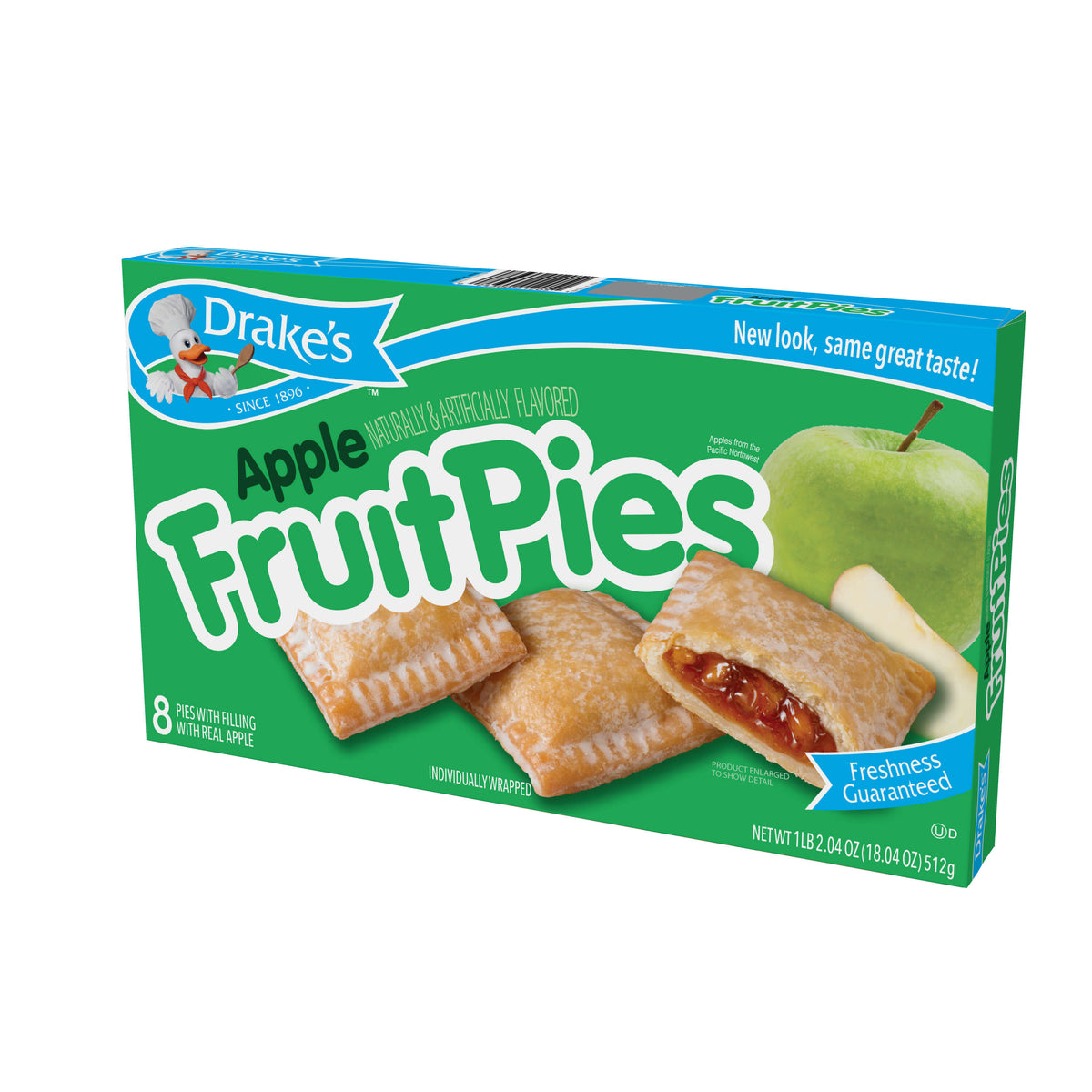 Drake's Apple Fruit Pies (Left)