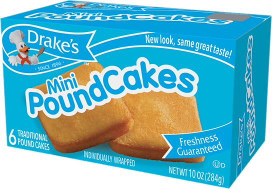 Drake's Mini Pound Cakes (Left)