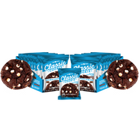 Classic Cookie Soft Baked Double Chocolate Cookies made with White Chips, 2 Boxes, 16 Individually Wrapped Cookies