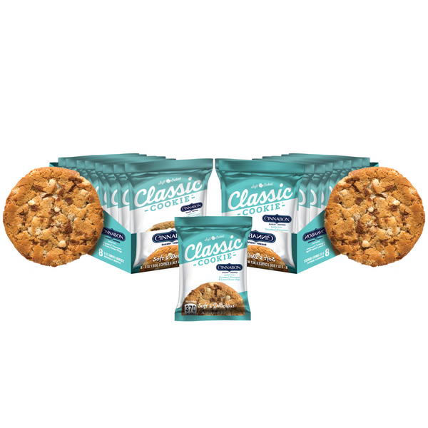 Classic Cookie Soft Baked Cookies made with Cinnamon and Cream Cheese Chips, 2 Boxes, 16 Individually Wrapped Cookies