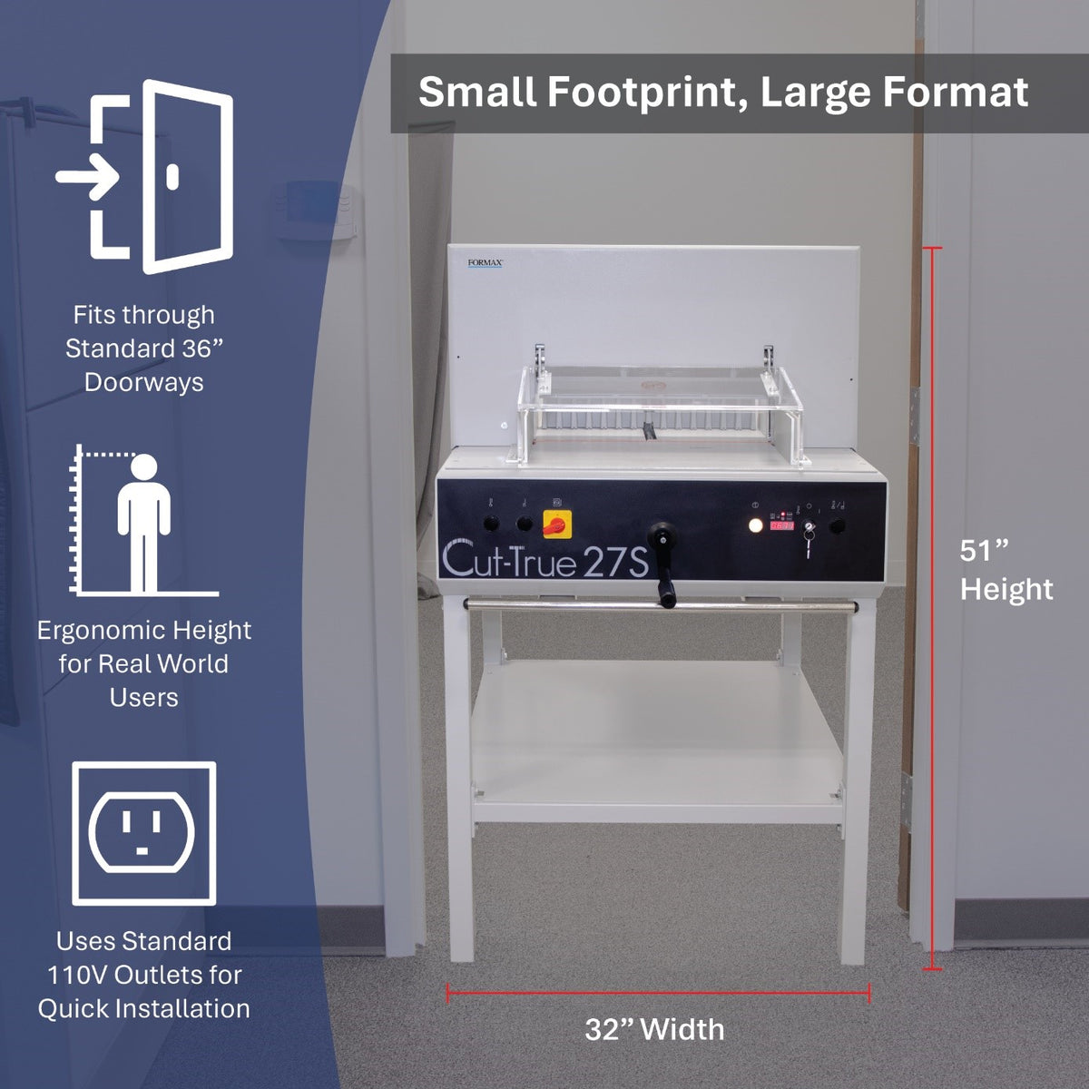 Formax Cut-True 16M Manual Guillotine Cutter