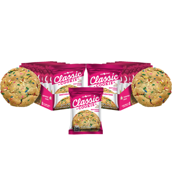 Classic Cookie Soft Baked Birthday Cake, 2 Boxes, 16 Individually Wrapped Cookies (2pk)