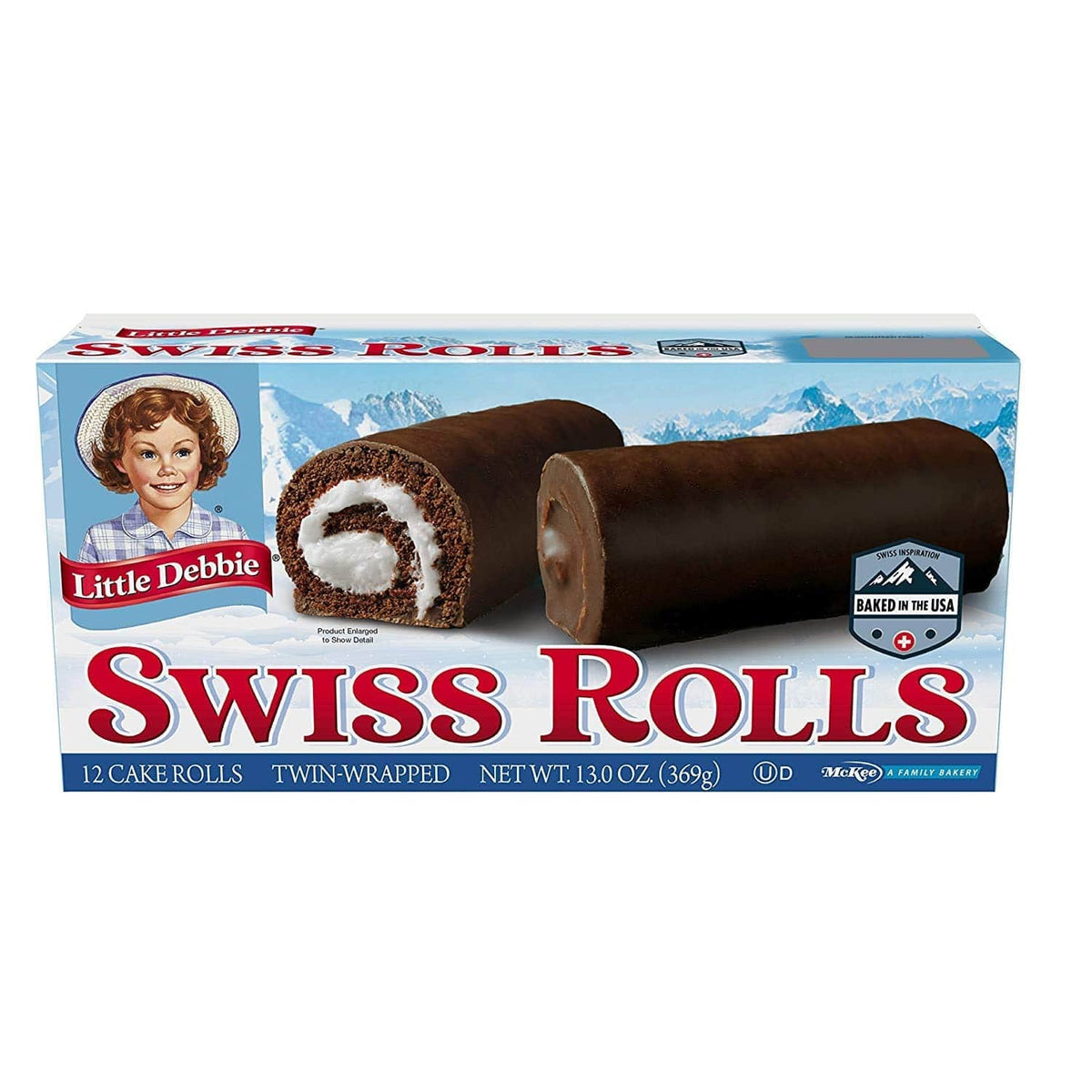One box of Little Debbie Swiss Rolls