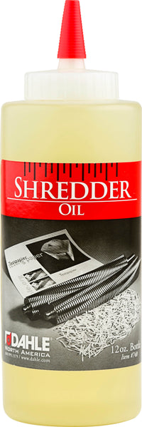 Dahle 20721 Shredder Oil, (6) 12 Ounce Bottles