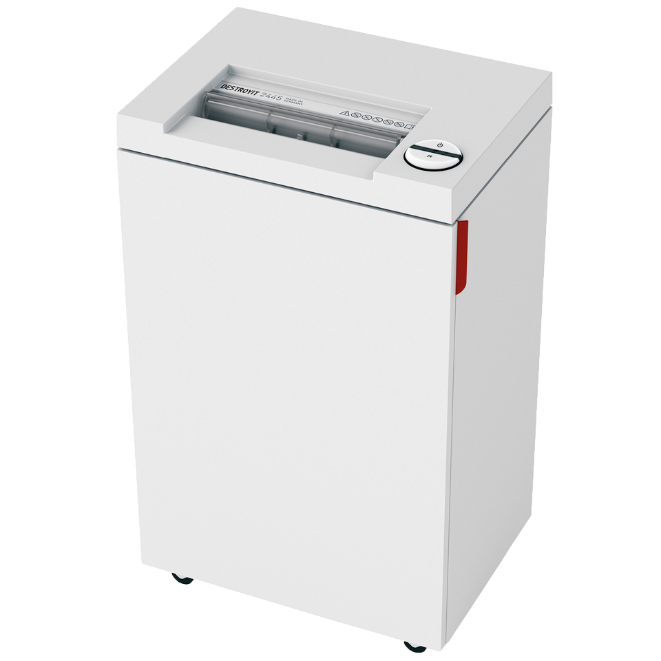 MBM Destroyit 2445CC P-4 Cross-Cut Deskside Shredder (DSH0065) (Front View)