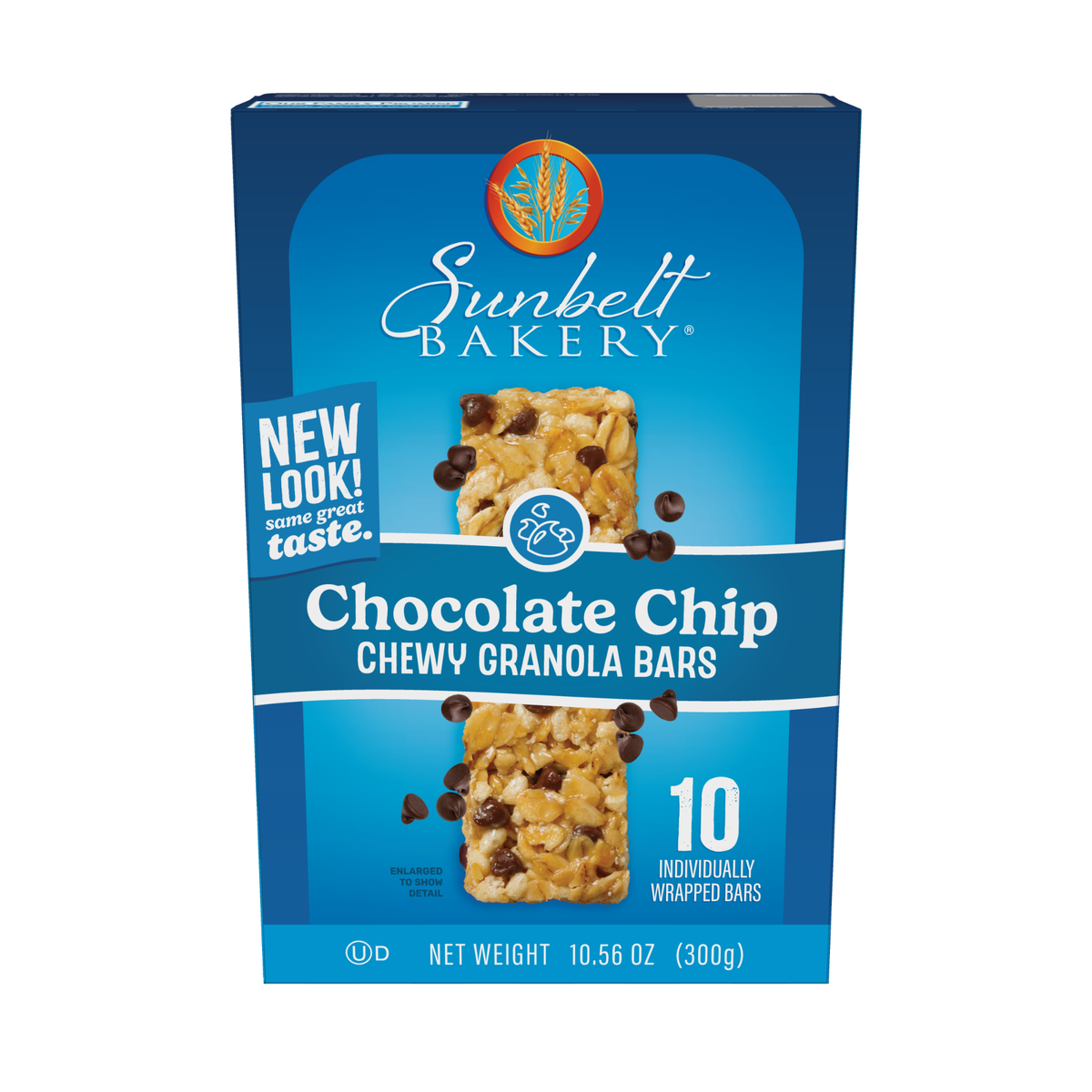 Sunbelt Bakery Chewy Chocolate Chip Chewy Granola Bars (Front View)