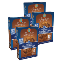 Sunbelt Bakery Fudge Dipped Chocolate Chip Granola Bars, 4 Box Bundle