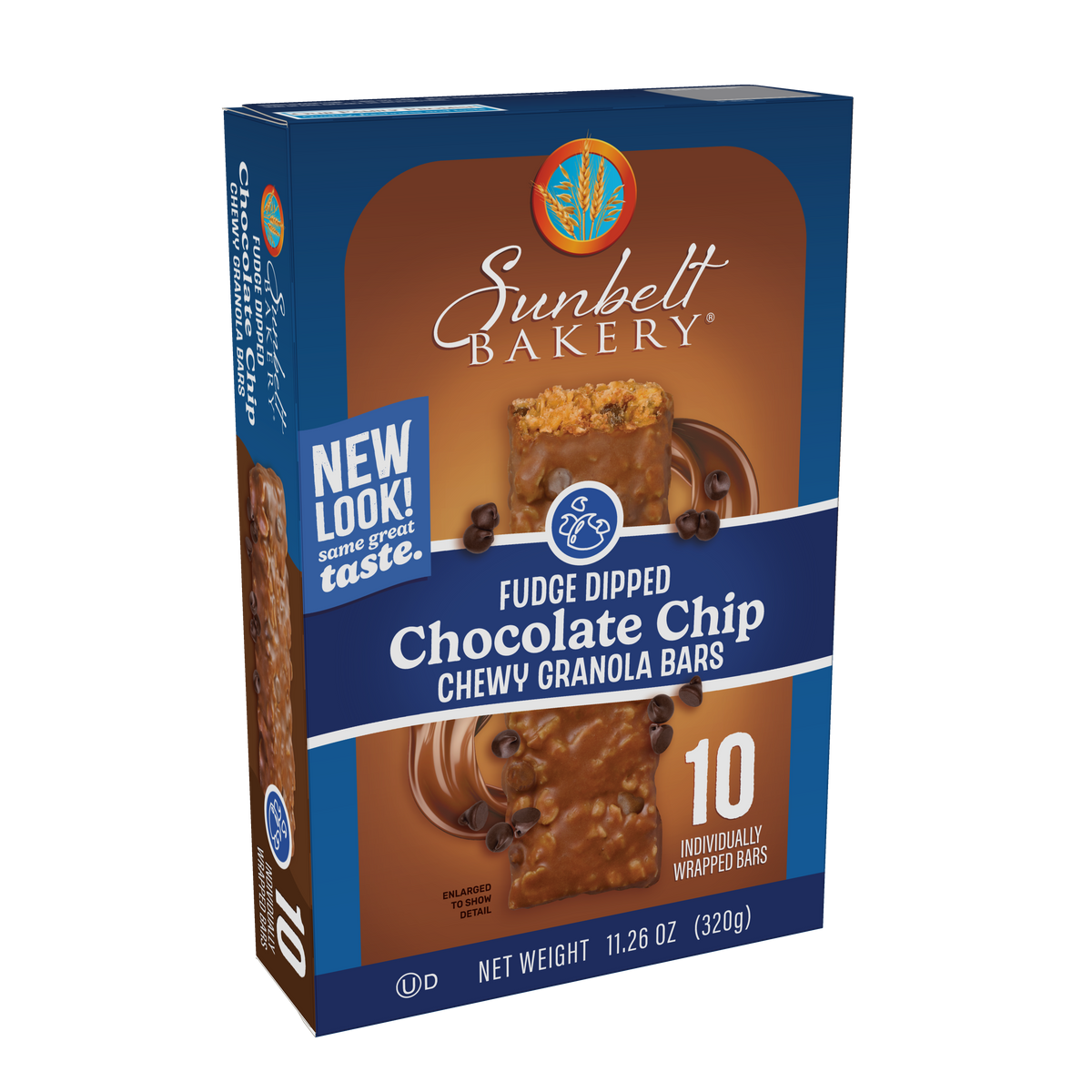 Sunbelt Bakery Fudge Dipped Chocolate Chip Chewy Granola Bars