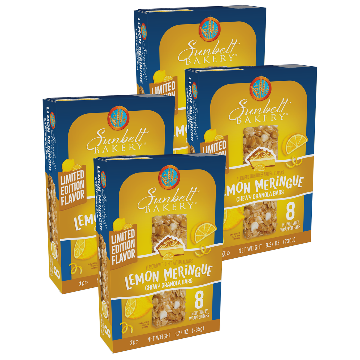Sunbelt Bakery Banana Oat Granola Bars, 4 Box Bundle