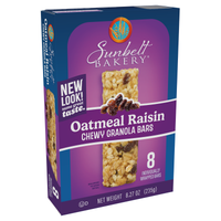 Sunbelt Bakery Oatmeal Raisin Chewy Granola Bars (Right View)