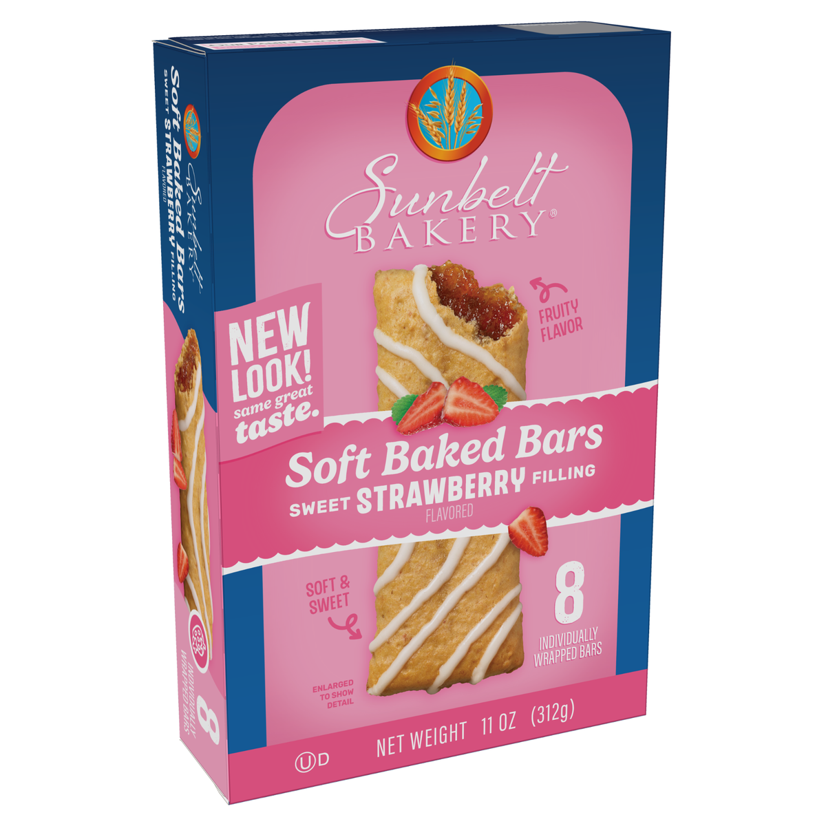 Sunbelt Bakery Strawberry Fruit & Grain Bars (Right View)