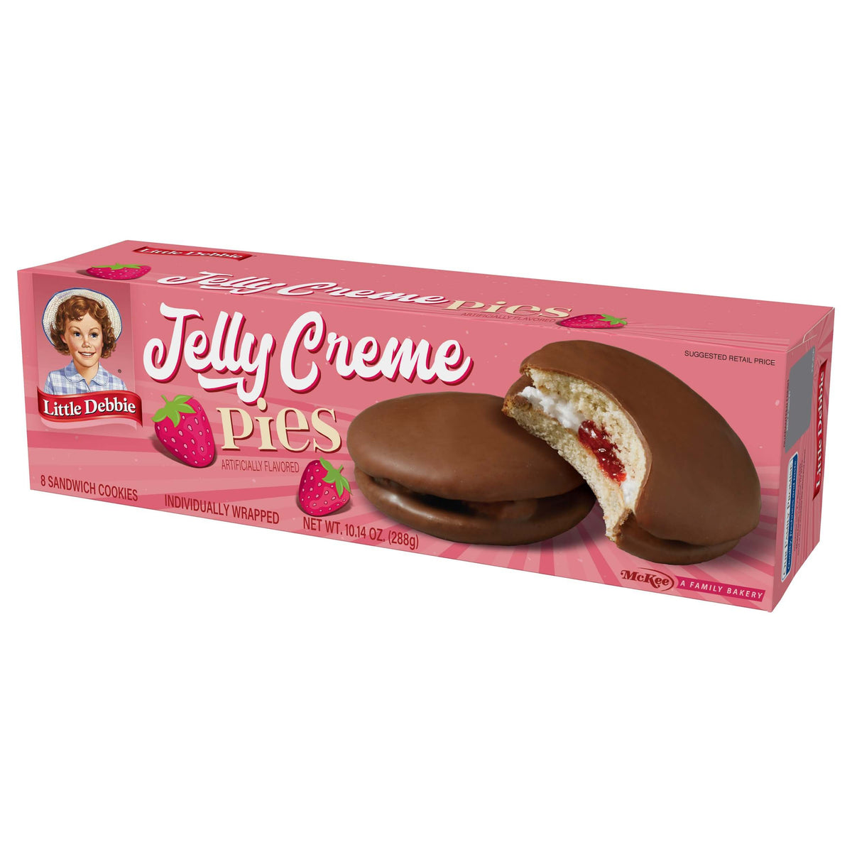 Little Debbie Jelly Crème Pies (Left)