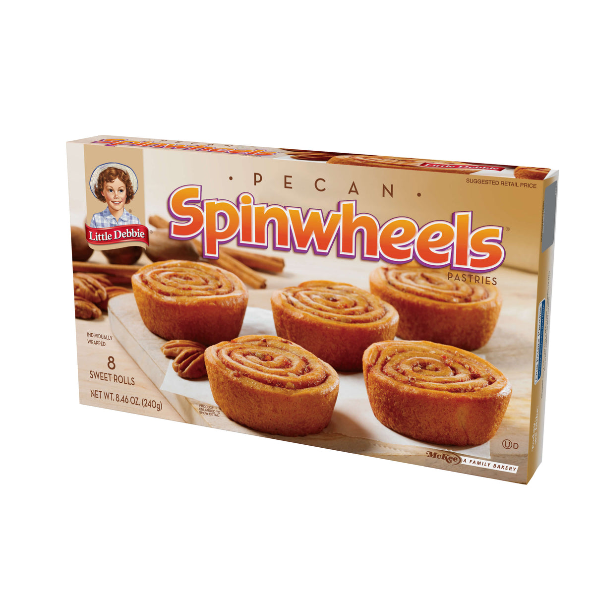 Little Debbie Pecan Spinwheels (Right)