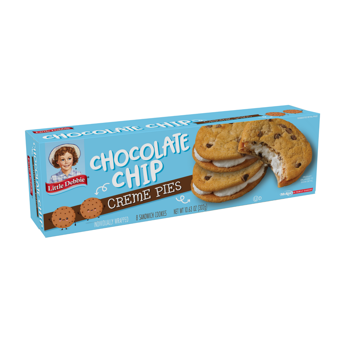 Little Debbie Chocolate Chip Crème Pies (Right)