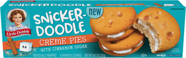 Little Debbie Snickerdoodle Creme Pies