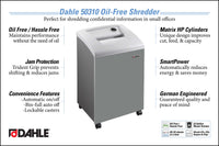 Dahle 50310 Oil-Free Paper Shredder, Small Office