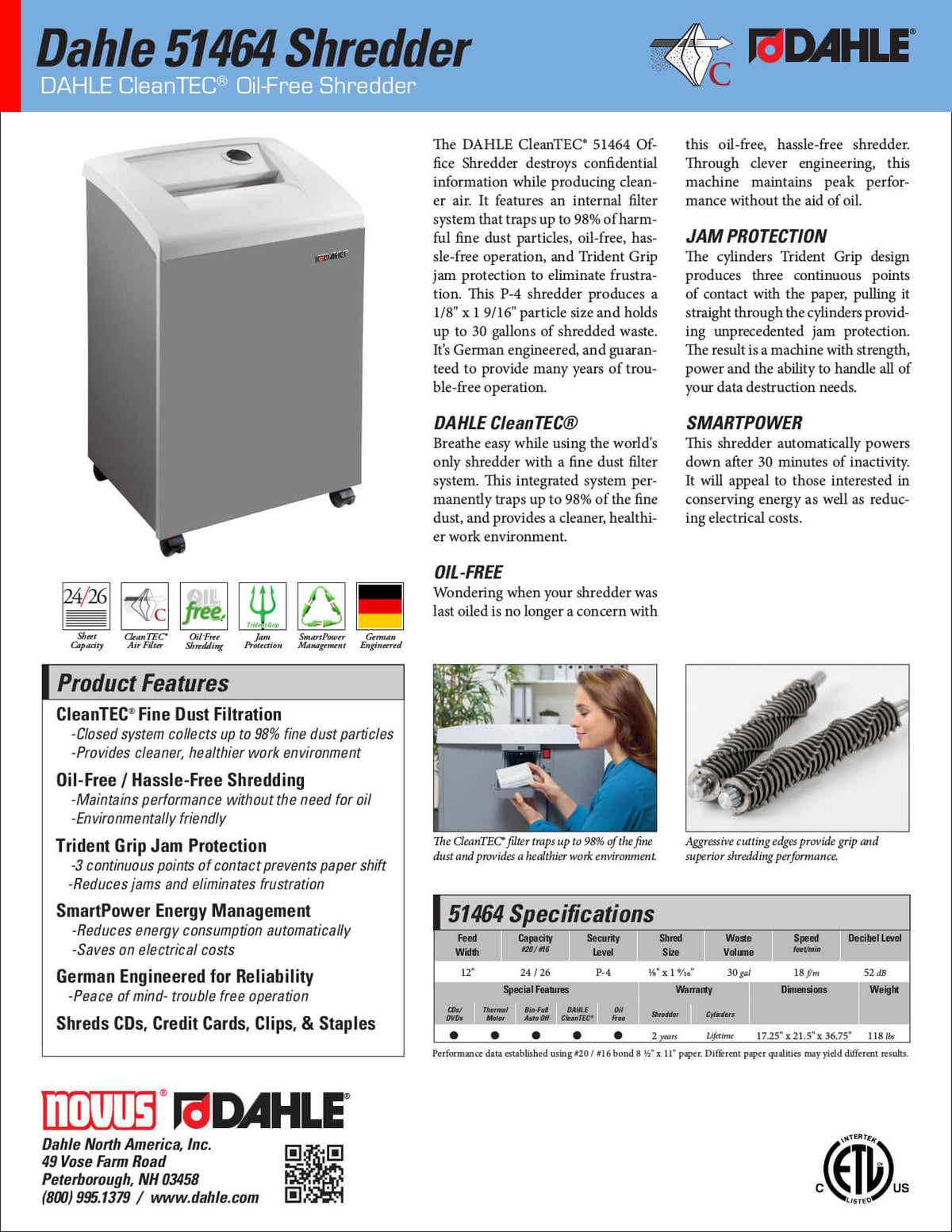 Dahle 808 MS Media Shredder