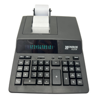 Monroe 6120X 12-Digit Entry-Level Accounting Desktop Printing Calculator (Black)