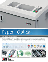 Dahle 727 CS Paper/Optical Media Shredder