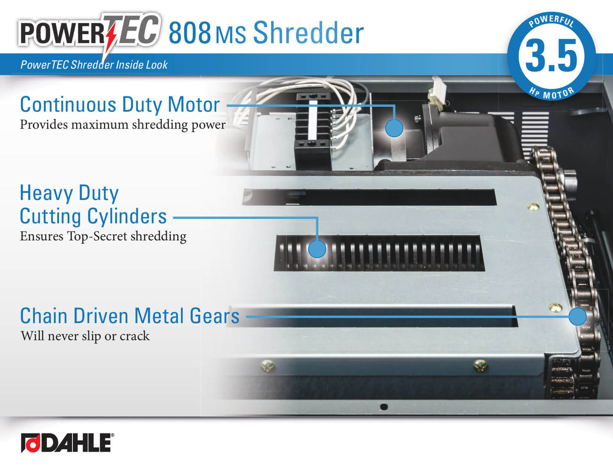Dahle 808 MS Media Shredder