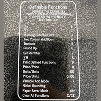 Monroe 8130X 12-Digit Basic Function Heavy-Duty Accounting Printing Calculator (Black) (Function Sticker)