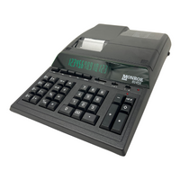 Monroe 8145X 14-Digit Dual-Memory Heavy-Duty Accounting Printing Calculator (Tilted View)