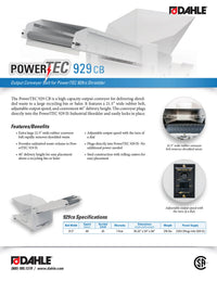 Dahle 929 CB Output Conveyor