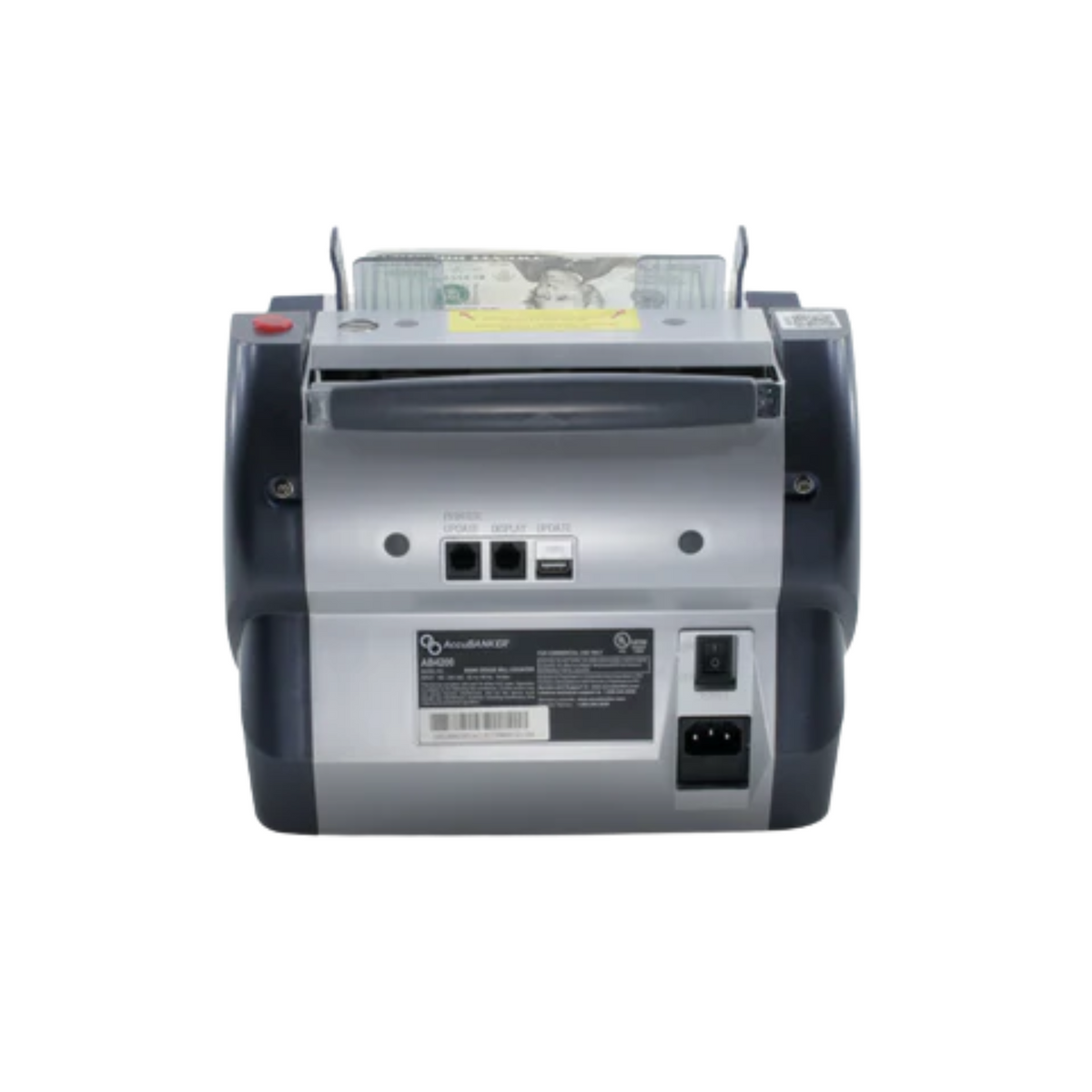 AccuBANKER AB4200 Commercial Bill Counter (Back)