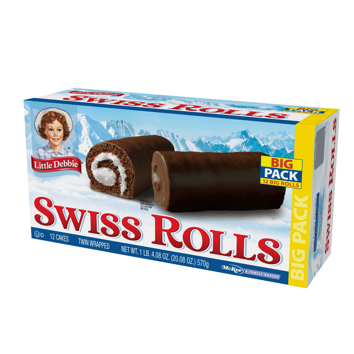 Little Debbie Swiss Rolls Big Pack (Left)