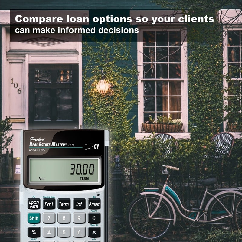 Compare loan options so your clients can make informed decisions