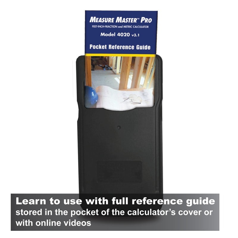 Learn to use with full reference guide stored in the pocket of the calculator's cover or with online videos
