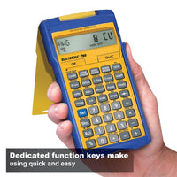 Dedicated function keys make using quick and easy