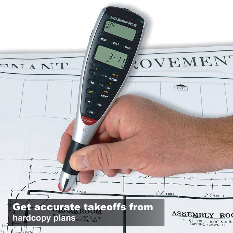 Get accurate takeoffs from hardcopy plans