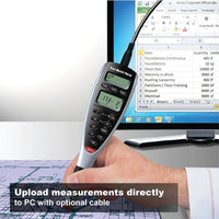 Upload measurements directly to PC with optional cable
