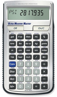 Front face of the Ultra Measure Master Calculator