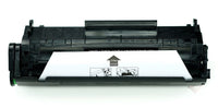 This is the back view of the Canon 104 replacement laserjet toner cartridge by NXT Premium toner