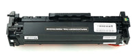 This is the back view of the Canon 118 black replacement laserjet toner cartridge by NXT Premium toner