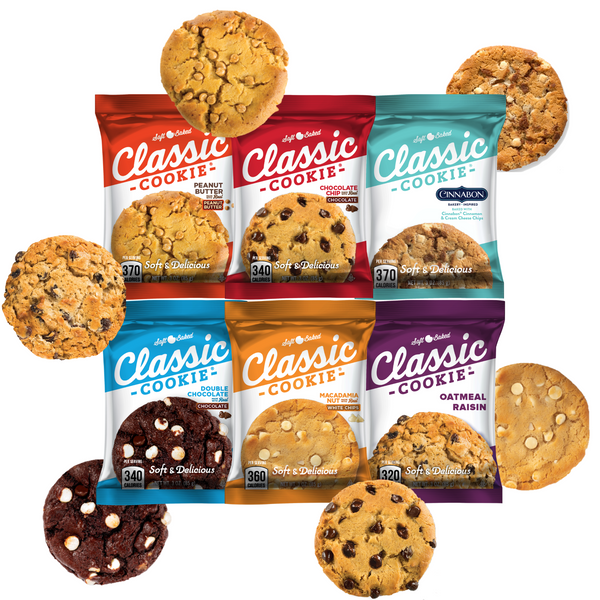 Classic Cookie Soft Baked Variety Pack, 48 Individually Wrapped Cookies, 3 oz Per Cookie