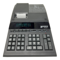 Monroe ClassicX 12-Digit Heavy-Duty Printing Calculator (Front)