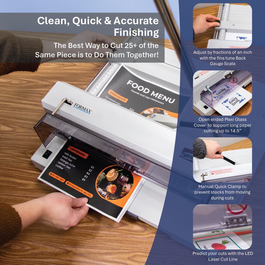 Formax Cut-True 13M Tabletop Manual Guillotine Cutter