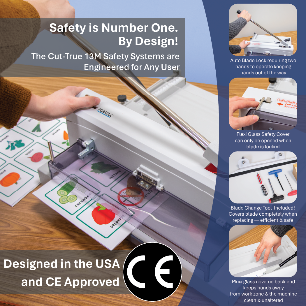 Formax Cut-True 13M Tabletop Manual Guillotine Cutter