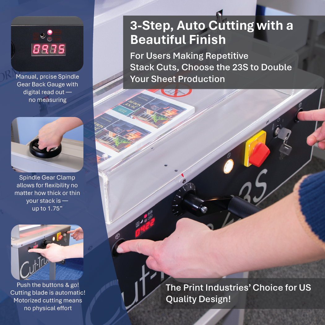 Formax Cut-True 23S Semi-Automatic Guillotine Cutter