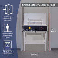 Cut-True 27S Semi-Automatic Guillotine Cutter (Small Footprint, Large Format)