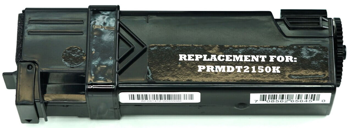 This is the front view of the Dell 899WG black replacement laserjet toner cartridge by NXT Premium toner