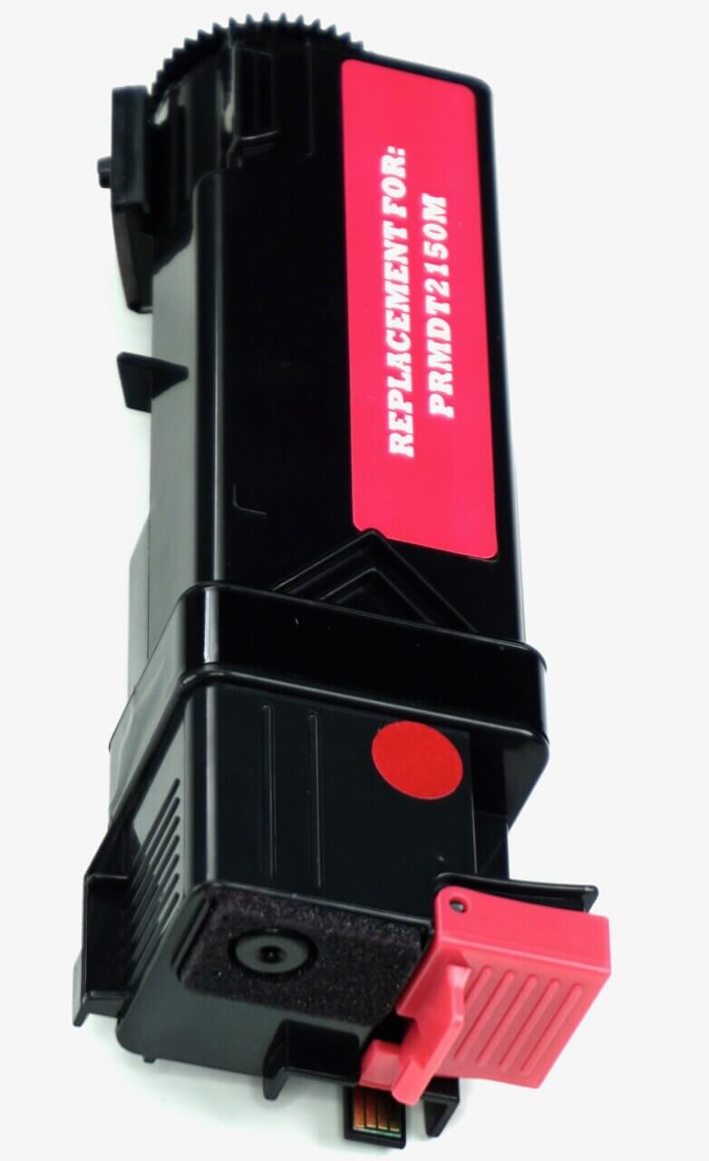 This is the second back view of the Dell 8WNV5 magenta replacement laserjet toner cartridge by NXT Premium toner