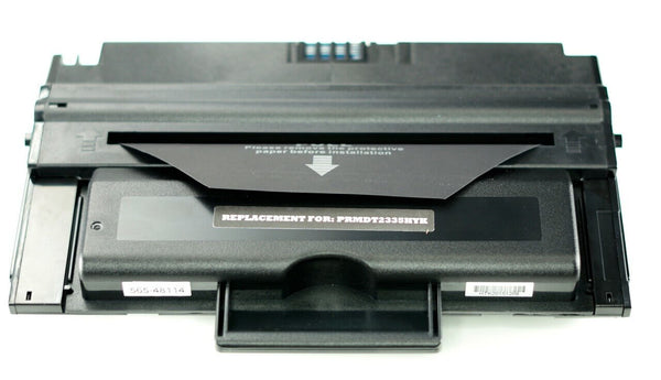 This is the front view of the Dell HX756 replacement laserjet toner cartridge by NXT Premium toner