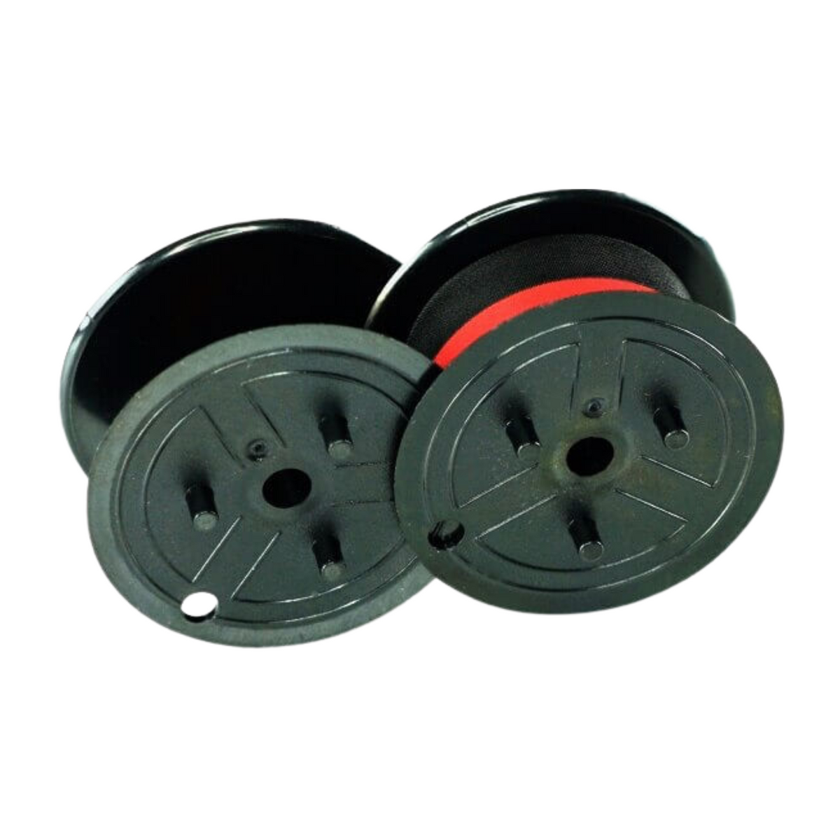 Back view of TWO-SPOOL UNIVERSAL PRINTING CALCULATOR RIBBONS