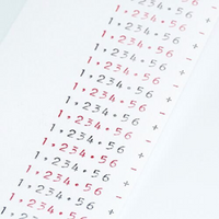 Print color output for TWO-SPOOL UNIVERSAL PRINTING CALCULATOR RIBBONS