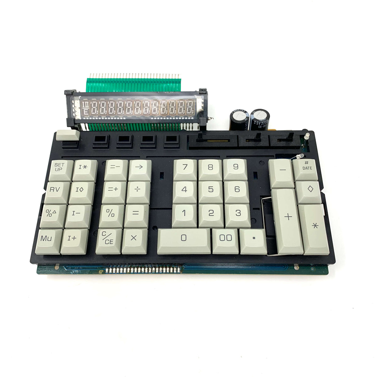 Monroe 4130 Printing Calculator Replacement Keyboard and Logic Board Display Assembly