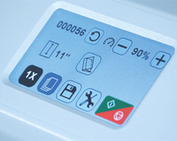 Full-color touchscreen makes setup and operation quick and easy